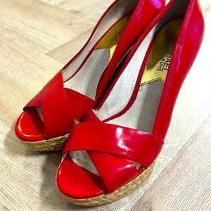 New Michael Kors wedge heels